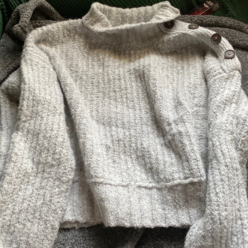 Soft grey sweater